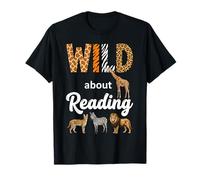 Locos por Leer Safari School Spirit Camiseta