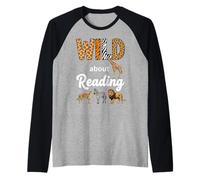 Locos por Leer Safari School Spirit Camiseta Manga Raglan