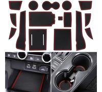 LOCOY Forro de Consola Central para Honda Civic 11ª generación Sedan Accesorios 2022-2024 2025 2026, tapete para portavasos, moldura de Posavasos, Almohadilla para Ranura de Puerta, Interior