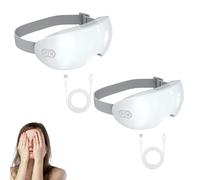 LOCPUFF Eyerelis Steam Mask, Eyerelis Steam Eye Mask with Adjustable Smart Hot & Cold, 2 Levels Adjustable Smart Hot & Cold Steam Eye Mask (2pcs)