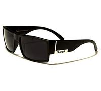 Locs gafas de sol moda ciudad vestido rap rapero poker mujeres hombres 8LOC91026, Montura negra mate