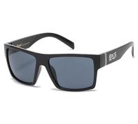 Locs gafas de sol moda ciudad vestido rap rapero poker mujeres hombres 8LOC91189, Montura Negro Brillante Lentes Gris