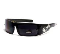 Locs Gafas De Sol Oscuras Incondicionales Lente Para Hombre (Negro)