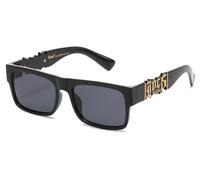 Locs gafas de sol planas moda ciudad vestido rap rapero poker mujeres hombres 8LOC91207-BK, Locs Dorados