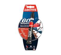 Loctite 60 Segundos, adhesivo universal, pegamento fuerte para todo, cola rápida para reparaciones en el hogar, pegamento extrafuerte multimaterial, 1 x 20 g, tubo