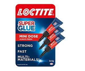 Loctite - Lote de pegamento SuperGlue, 3 x 1 g