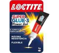 Loctite Super Glue-3 Power Gel, gel adhesivo flexible y resistente, pegamento instantáneo para superficies verticales, pegamento transparente extrafuerte, 1x3 g