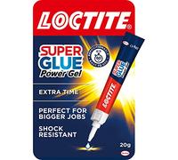 Loctite Super Glue Power Gel de 20 g, adhesivo multiusos para reparaciones, pegamento transparente súper fuerte para varios materiales, superpegamento para reparaciones precisas, 1 x 20 g (el embalaje