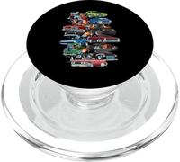 ¡Locura del Coche! Coches musculares, Coches clásicos y Hotrods de Dibujos Animados PopSockets PopGrip para MagSafe