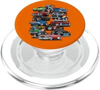 ¡Locura del Coche! Coches musculares, Coches clásicos y Hotrods de Dibujos Animados PopSockets PopGrip para MagSafe
