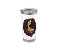 Locura flamenca Vaso térmico de acero inoxidable de doble pared