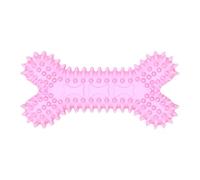 locwanot Juguete en forma de hueso en T para perro, masticable de hueso puntiagudo, juguete de limpieza de dientes TPR para cachorros, alivio de la dentición y la ansiedad, resistente a las mordeduras