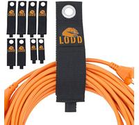 LODD - 8 Correas de Almacenamiento con Cierre Adhesivo, 3 tamaños Surtidos 2M 2L 4XL para Colgar, Sujetar y organizar Herramientas, Cables, Manguera al Garaje o al Aire Libre, Resistencia 25 kg