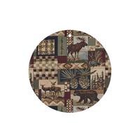 Lodge Bear - Ambientador de coche con estampado de ciervos, 10 hojas perfumadas para colgar