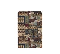 Lodge Bear - Ambientador de coche con estampado de ciervos, 10 hojas perfumadas para colgar
