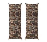 Lodge Bear - Funda de almohada de cuerpo largo con diseño de ciervo, 50,8 x 152,4 cm, forro de cama acogedor y cómodo, decoración del hogar, experiencia decorativa