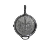 Lodge de 12 pulgadas Dolly Parton sartn de hierro fundido previamente sazonado - Mango de lgrima de la caracterstica - Use en el horno en la estuf