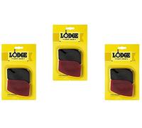 Lodge Juego de 6 rascadores de policarbonato rojo y negro