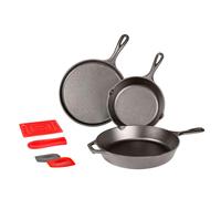 Lodge L6SPB41 Essential - Juego de sartιn (7 piezas), color negro