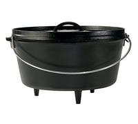 Lodge Logic - Cazuela de Hierro Fundido para Horno con Tapa y asa (7,6 L)