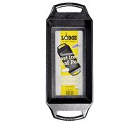 Lodge Molde de hierro fundido para pan de 8.5 x 4.5 pulgadas, color negro