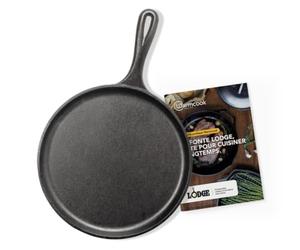 LODGE Plancha redonda de 10.5 pulgadas, 1 EA