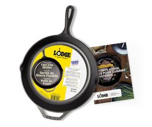 Lodge Sartén Cacerola L10SK3 con mango, color negro, diámetro 30,5 cm