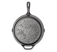 Lodge Sartén de hierro fundido de 12 pulgadas, sartén presazonada con mango de lágrima, uso en horno, estufa, parrilla y fogata, fabricada en Estados Unidos, utensilios de cocina no tóxicos y de