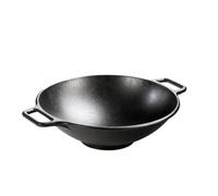 LODGE Mini Wok de Hierro Fundido, Negro