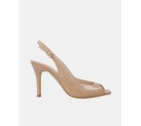 Lodi Sandalias de tacón alto en charol nude. Rosa Nude 36