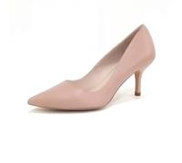 Lodi Zapato de Vestir de Piel, con tacón y Suela de Cuero - MONROES para: Mujer Color: Palo Talla: 37