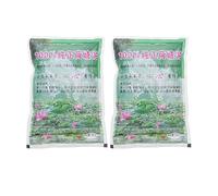 Lodo De Estanque De Loto, Suelo Para Plantas De Estanque, Medios De Cultivo De Planta Acuáticas Para Estanques De Jardín Acuático, 200 g (paquete de 2)