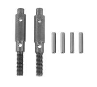 Lodokdre 2 piezas de acero delantero trasero portal eje de transmisión para Redcat GEN8 1/10 RC Crawler Car Upgrades piezas accesorios