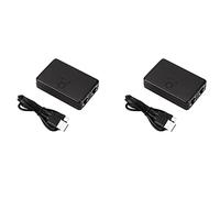 Lodokdre 2 x Mini 2 puertos Rj45 Lan Hub Red Switch Box Computer Ethernet Internet adaptador Rj45 Splitter Switch