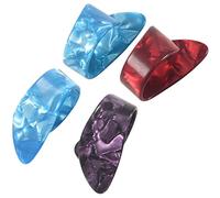 Lodokdre 4 piezas celuloide guitarra pulgares selecciones