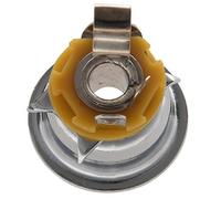 Lodokdre 6,35 mm 1/4' hembra estéreo salida hembra para piezas de guitarra eléctrica, plata