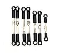 Lodokdre 7 Uds. de Varillas de de Servo de Barra de Acoplamiento Trasera Delantera para 144001 144010 124016 124017 124019 Piezas de Repuesto de Coche Teledirigido