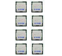 Lodokdre 8X para Core I3 2100 CPU LGA1155 Procesador 3MB Dual Core CPU de escritorio para placa base de minería USB B75