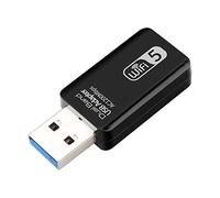 Lodokdre AC1200Mbps - Tarjeta de red inalámbrica USB de 2,4 GHz / 5,0 GHz banda WiFi USB 3.0 Gigabit red LAN adaptador de tarjetas
