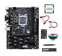 Lodokdre B250 V2.1 versión actualizada ETH Miner placa base 12PCIE+G39XX CPU DDR4 8GB RAM+128G MSATA SSD ventilador + cable + cable de interruptor + grasa térmica