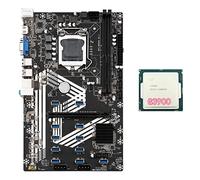Lodokdre B250S BTC Mining Placa base + G3900 CPU LGA1151 11XUSB3.0+1XPCIE 16X ranura DDR4 3.0 USB3.0 para placa base ETH Miner