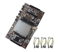 Lodokdre BTC Mining placa base + 6 x 6 a doble cable de 8 LGA 2011 DDR3 soporta 32G 60 mm soporte RTX3060 tarjeta para