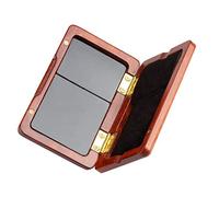 Lodokdre Caja de maciza de caña de para /saxofón soprano clarinete hoja de 2 piezas de capacidad (caoba)