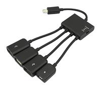 Lodokdre Con interruptor de carga OTG -USB HUB One Drag Four móvil multiinterfaz
