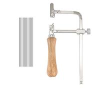 Lodokdre de Cantar de Acero y de 12 Piezas Serías de Diámetro 1 Mm, Corte Precisa para Madera, Metal, Plástico, Etc.