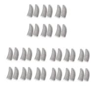 Lodokdre Estantes flotantes para sostenedor de zapatos montado en la pared 16 conjunto, estantes flotantes de acrílico transparente para la colección de zapatillas de vitrina