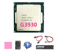Lodokdre G3930 CPU+DDR4 8GB RAM+128G MSATA SSD+ventilador+cable +cable de interruptor + kit de almohadilla térmica para placa base de minería B250C B250