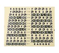 Lodokdre Guitarra Pegatinas Guitarras Diapasón Pegatinas Guitarras Adhesivo Diapasón Pegatinas