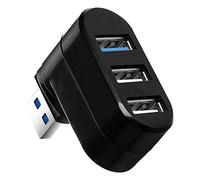 Lodokdre Hub USB 3/6 puertos de velocidad USB 3.0 divisor múltiple USB 2.0 adaptador USB 3.0 lector de tarjetas negro