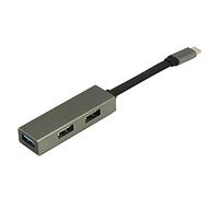 Lodokdre Hub USB C 4 en 1 tipo C a USB 2.0X2 + fuente PD tipo C + adaptador USB 3.0 de 5 Gbps multipuerto para laptop//portátil